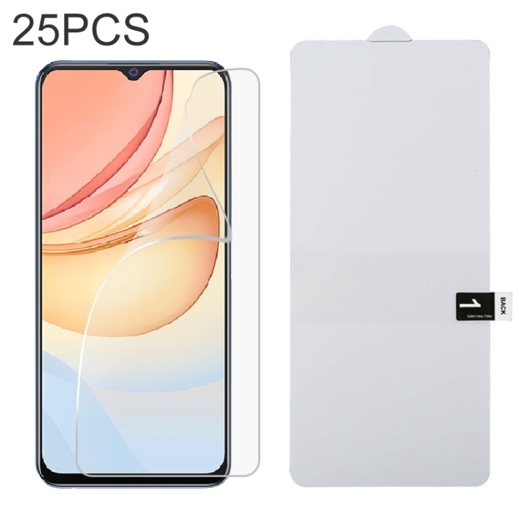 

25 PCS Full Screen Protector Explosion-proof Hydrogel Film For vivo Y53s