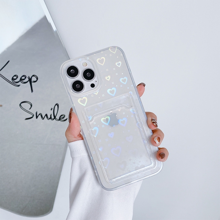 

Laser Love-heart TPU Phone Case For iPhone 11 Pro Max