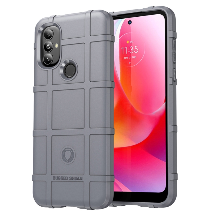 

For Motorola Moto G Power 2022 Full Coverage Shockproof TPU Phone Case(Grey)