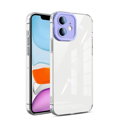 

Transparent Candy TPU Phone Case For iPhone 11(Purple)