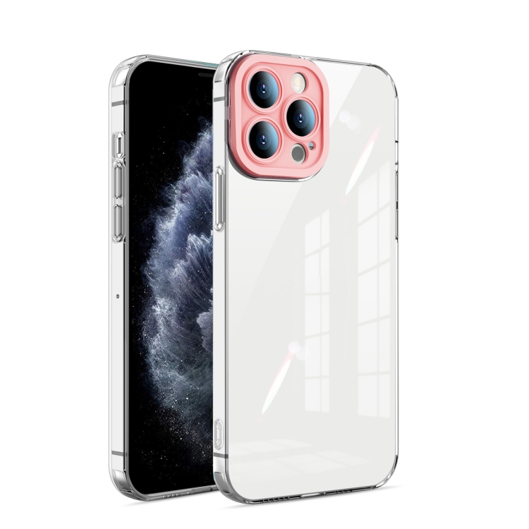 

Transparent Candy TPU Phone Case For iPhone 11 Pro(Pink)