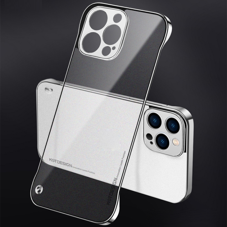 

Electroplating Matte PC Phone Case For iPhone 12 Pro(Silver)