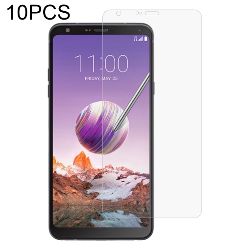 

10 PCS 0.26mm 9H 2.5D Tempered Glass Film For LG Q Stylo 4