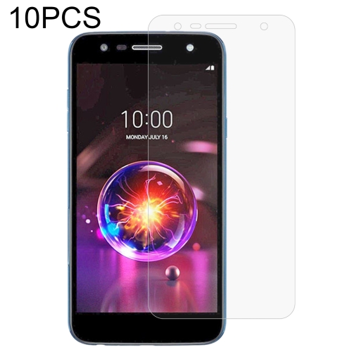 

10 PCS 0.26mm 9H 2.5D Tempered Glass Film For LG X Power 3