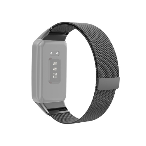 

For OPPO Watch Free NFC Milan Magnetic Metal Strap Watchband(Black)