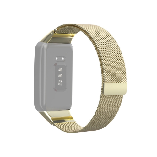 

For OPPO Watch Free NFC Milan Magnetic Metal Strap Watchband(Gold)