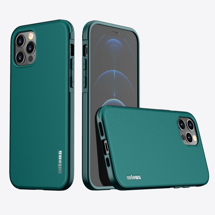 

wlons PC + TPU Shockproof Phone Case For iPhone 12 / 12 Pro(Green)