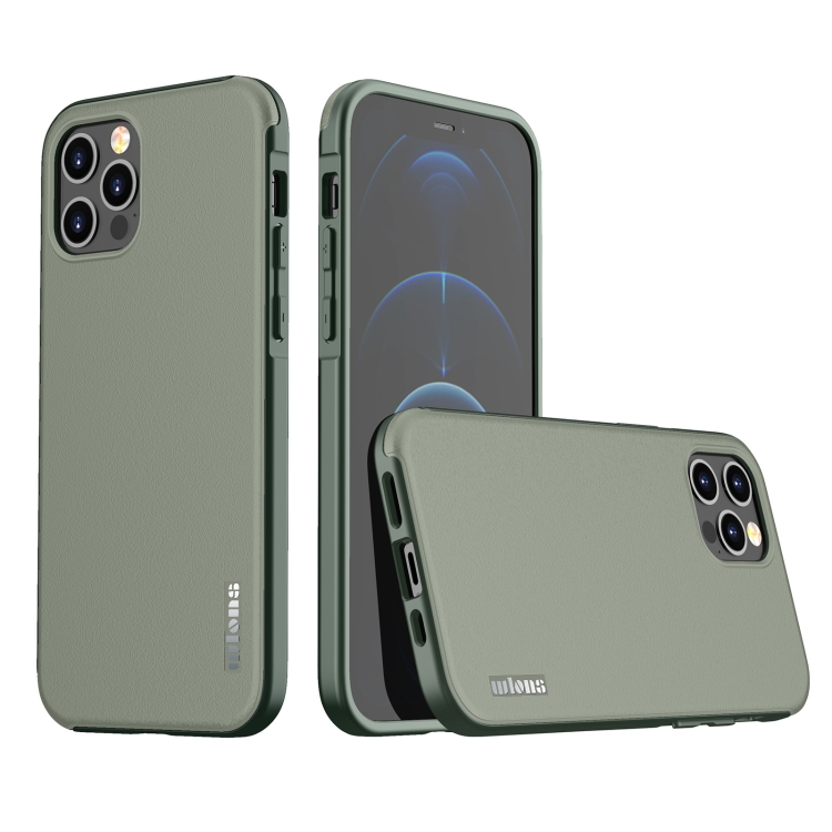 

wlons PC + TPU Shockproof Phone Case For iPhone 12 Pro Max(Grey)