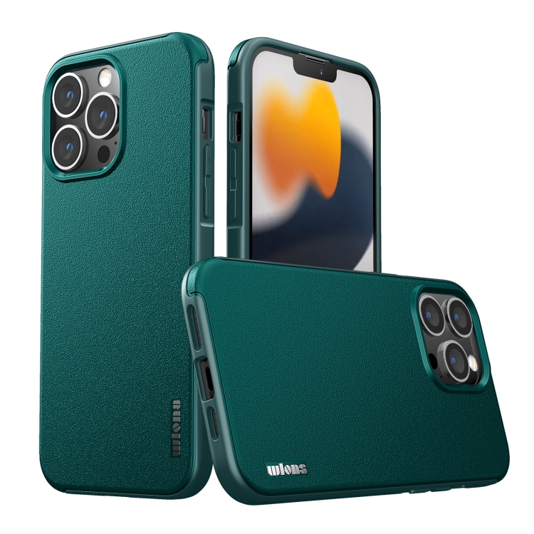 

wlons PC + TPU Shockproof Phone Case For iPhone 13 Pro Max(Green)