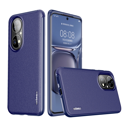 

For Huawei P50 Pro wlons PC + TPU Shockproof Phone Case(Blue)
