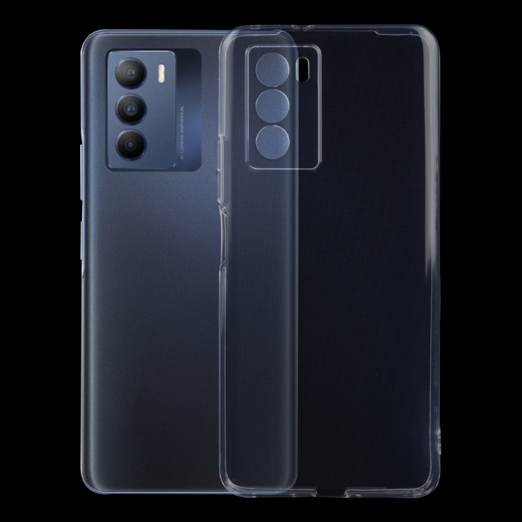 

For vivo T1 0.75mm Ultra-thin Transparent TPU Soft Phone Case