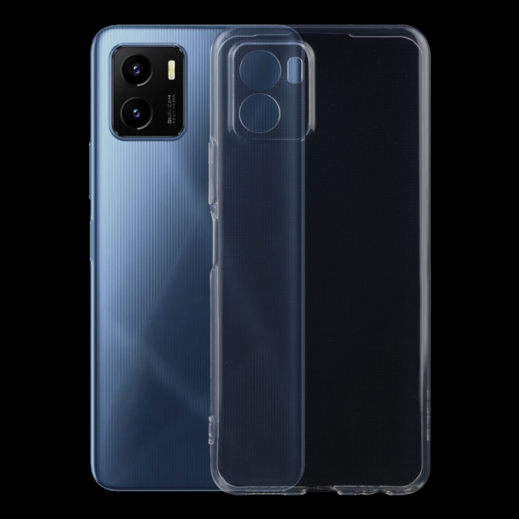 

For vivo Y15s 0.75mm Ultra-thin Transparent TPU Soft Phone Case