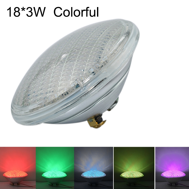 

18x3W LED Recessed Swimming Pool Light Underwater Light Source(Colorful Light)