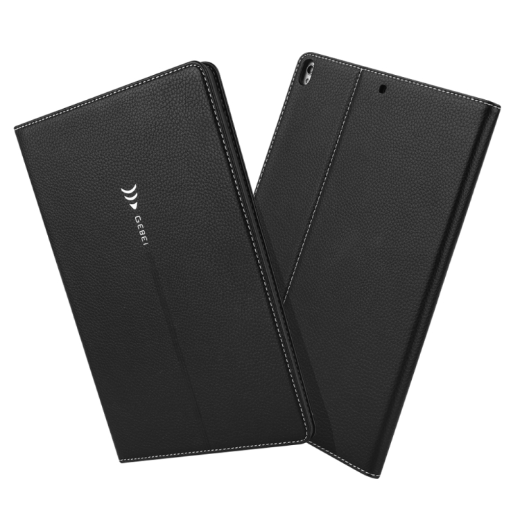 

For iPad 10.2 inch GEBEI PU+TPU Horizontal Flip Protective Case with Holder & Card Slots(Black)