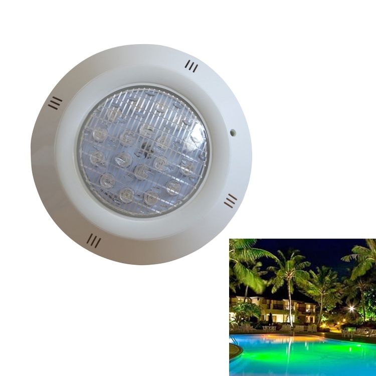 

Swimming Pool ABS Wall Lamp LED Underwater Light, Power:6W(Green)