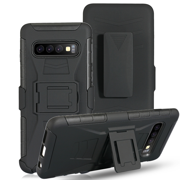 

For Galaxy Note8 PC + Silicone Back Clip Sliding Sleeve Protective Case(Black)