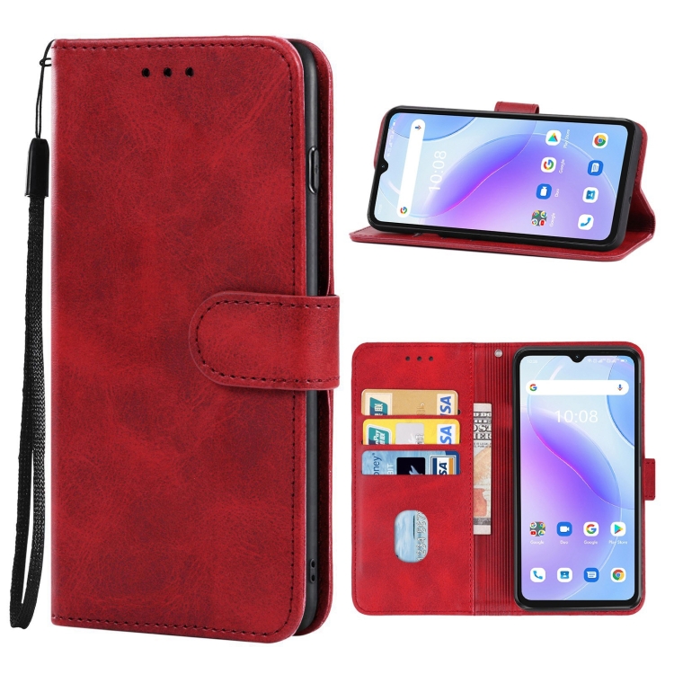 

Leather Phone Case For UMIDIGI A11S(Red)
