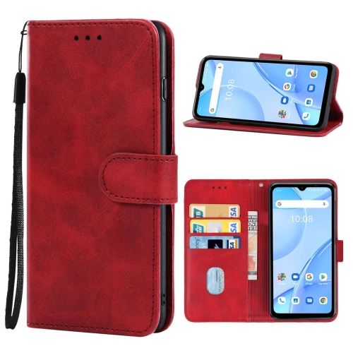 

Leather Phone Case For UMIDIGI Power 5S(Red)