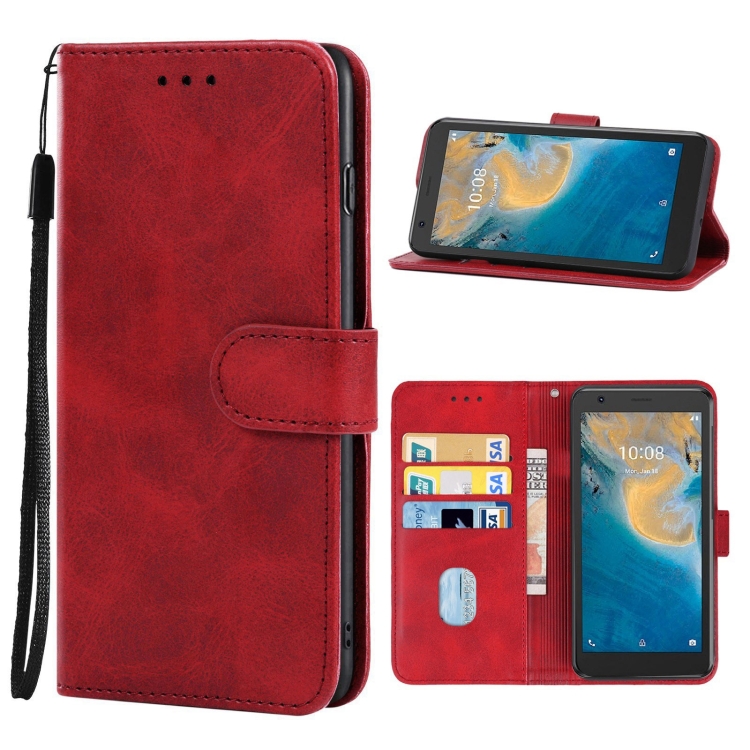 

Leather Phone Case For ZTE Blade L9(Red)