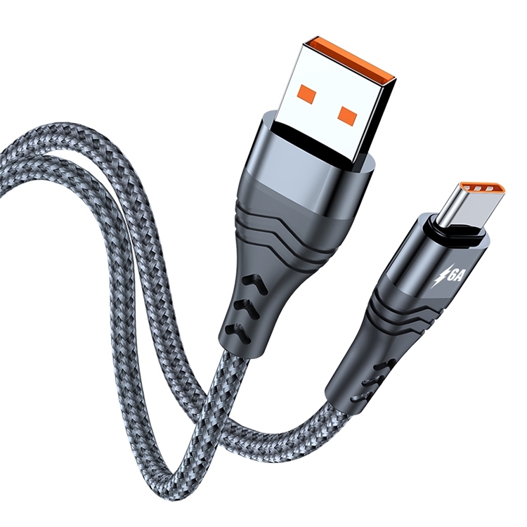 ADC-005 6A USB to USB-C / Type-C Weave Fast Charging Data Cable, Length:0.5m(Black)
ADC-005 6A USB to USB-C / Type-C Weave Fast Charging Data Cable, Length:0.5m(Black)