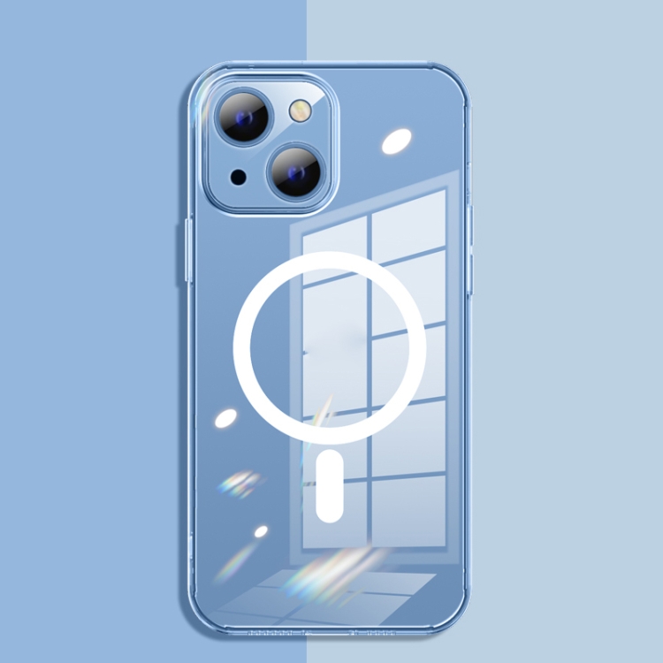 

High Transparency Glass Magsafe Magnetic Phone Case For iPhone 12
