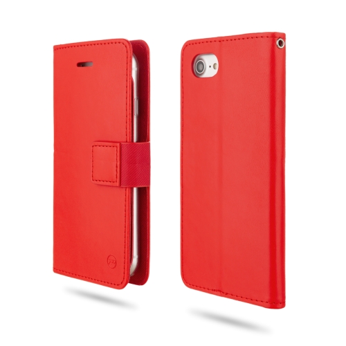 

For iPhone SE 2020 & 8 & 7 & 6 ROAR Shockproof PU + TPU Horizontal Flip Leather Case with Holder & Card Slots(Red)