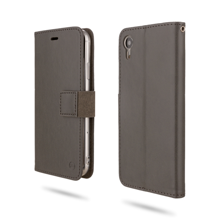

For iPhone XR ROAR Shockproof PU + TPU Horizontal Flip Leather Case with Holder & Card Slots(Grey)