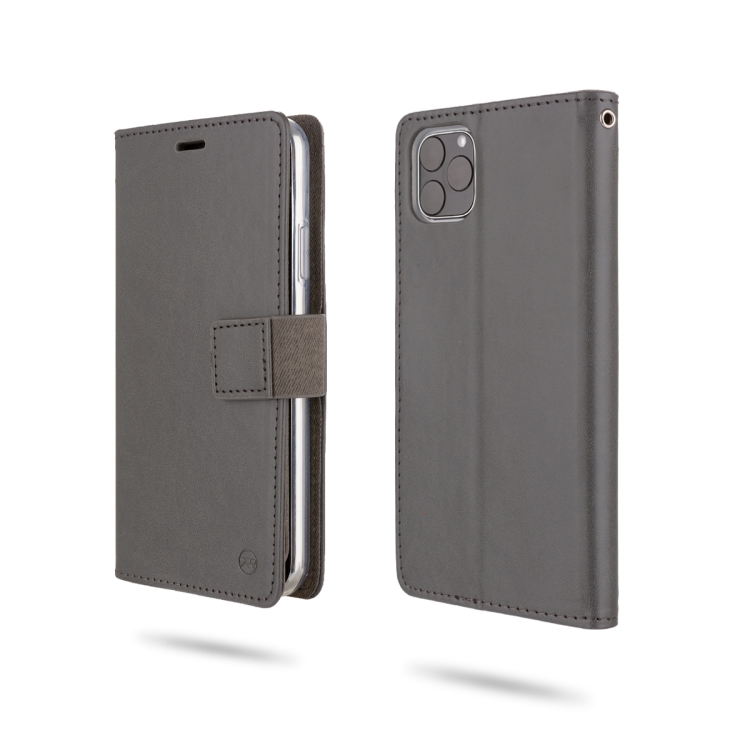 

For iPhone 11 Pro Max ROAR Shockproof PU + TPU Horizontal Flip Leather Case with Holder & Card Slots(Grey)