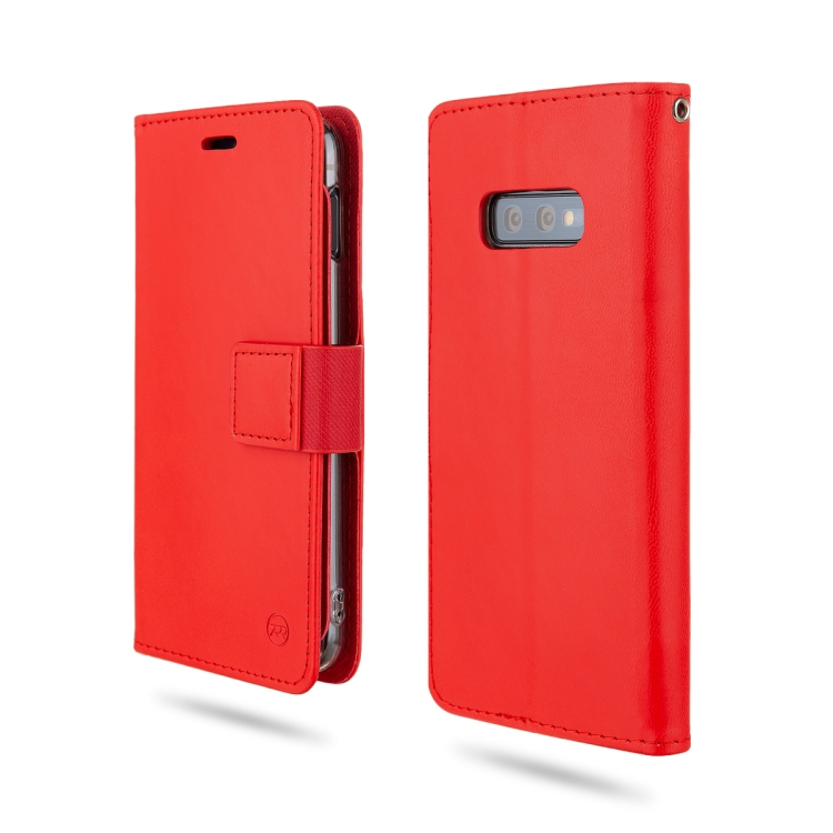 

For Galaxy S10e ROAR Shockproof PU + TPU Horizontal Flip Leather Case with Holder & Card Slots(Red)