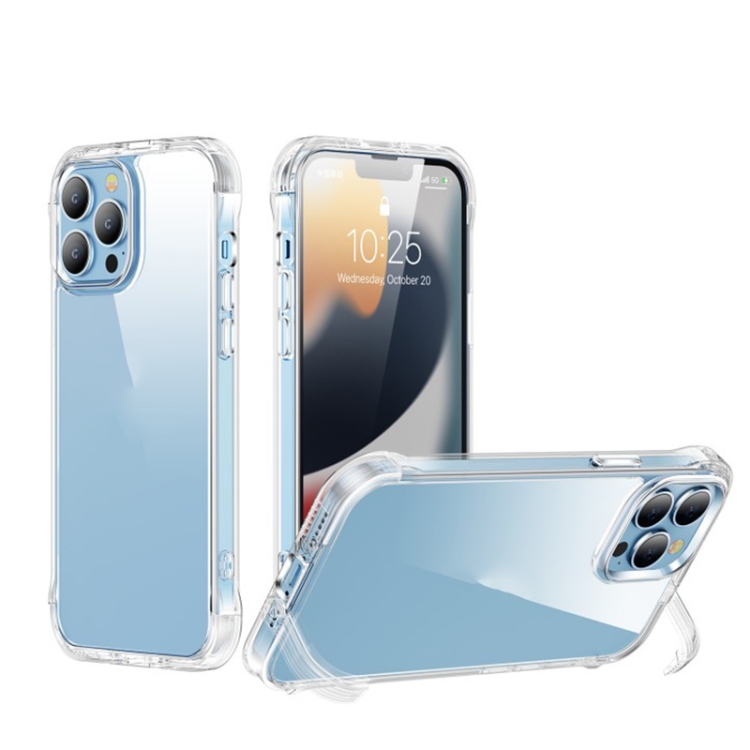 

JOYROOM JR-BP954 Defender Series PC + TPU Phone Case with Four-corner Bracket For iPhone 13(Transparent)