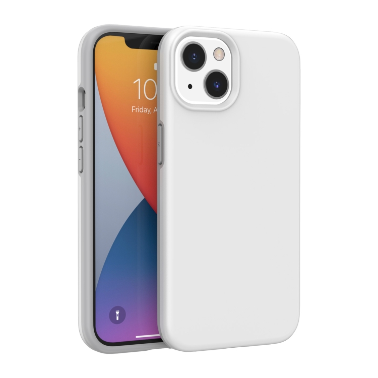 

Rubber Oil Surface Phone Case For iPhone 13 mini(White)