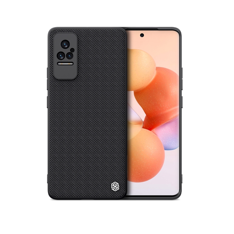 

For Xiaomi Civi NILLKIN 3D Textured Nylon Fiber TPU Phone Case(Black)