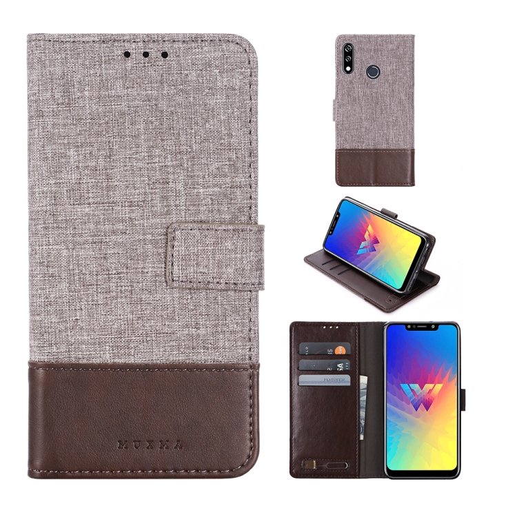 

For LG W10 MUMXA MX102 Horizontal Flip Canvas Stitching Leather Case with Holder & Card Slots & Wallet(Brown)