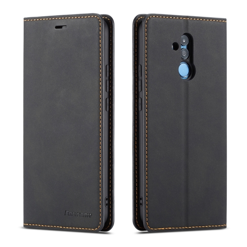 

For Huawei Mate 20 Lite Forwenw Dream Series Oil Edge Strong Magnetism Horizontal Flip Leather Case with Holder & Card Slots & Wallet & Photo Frame(Black)