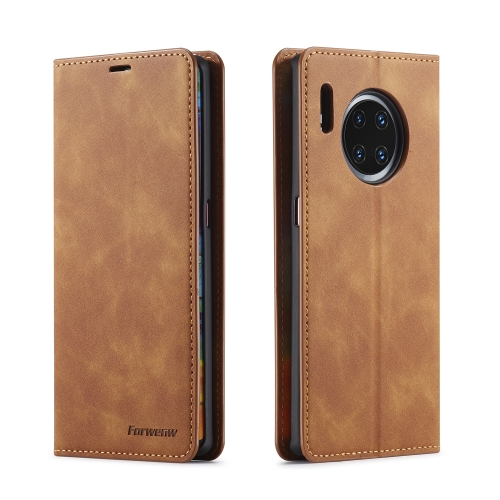 

For Huawei Mate 30 Pro Forwenw Dream Series Oil Edge Strong Magnetism Horizontal Flip Leather Case with Holder & Card Slots & Wallet & Photo Frame(Brown)