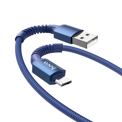 

hoco X71 Especial 2.4A USB to Micro USB Charging Data Cable(Blue)