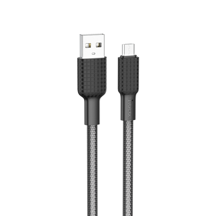 

hoco X69 Micro USB Jaeger Charging Data Cable, Length: 1m(Black White)