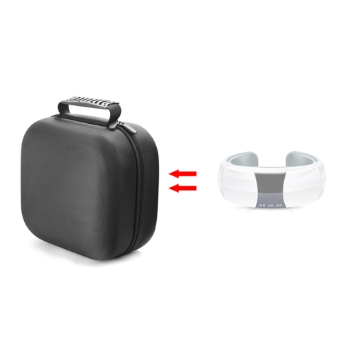 

For Deshiwei Cervical Spine Massager Handbag Storage Box(Black)