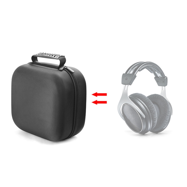 

For Shure SRH1540 Bluetooth Headset Protective Storage Bag(Black)
