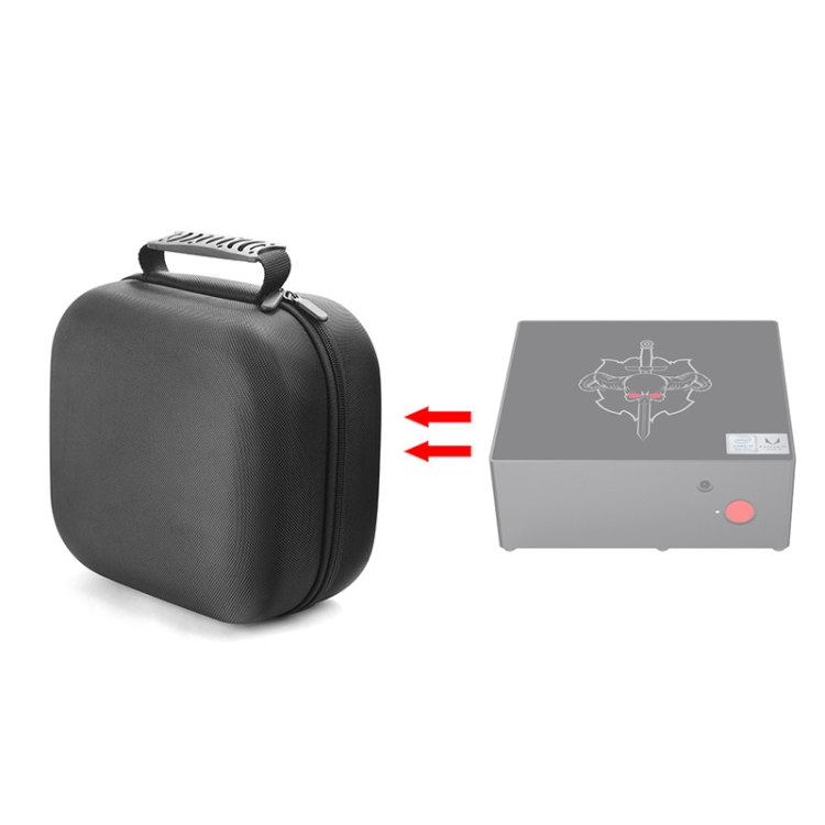 

For Beelink Turbo Mini PC Protective Storage Bag (Black)