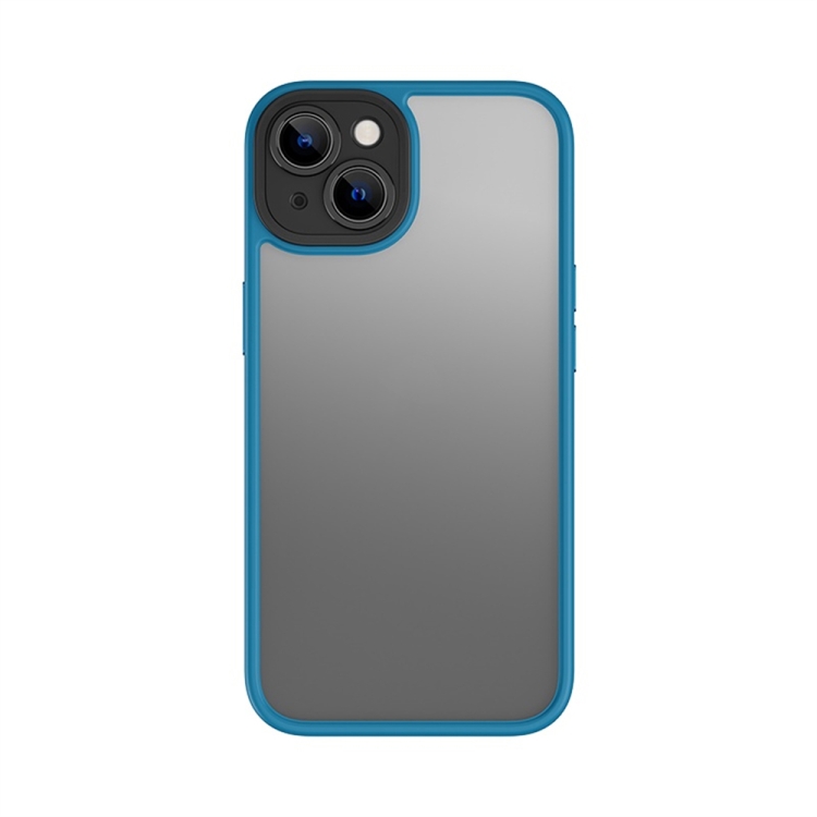 

ROCK U-shield Skin-like PC+TPU Phone Case For iPhone 13(Blue)