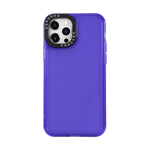 

Black Lens Frame Transparent TPU Phone Case For iPhone 13(Blue)