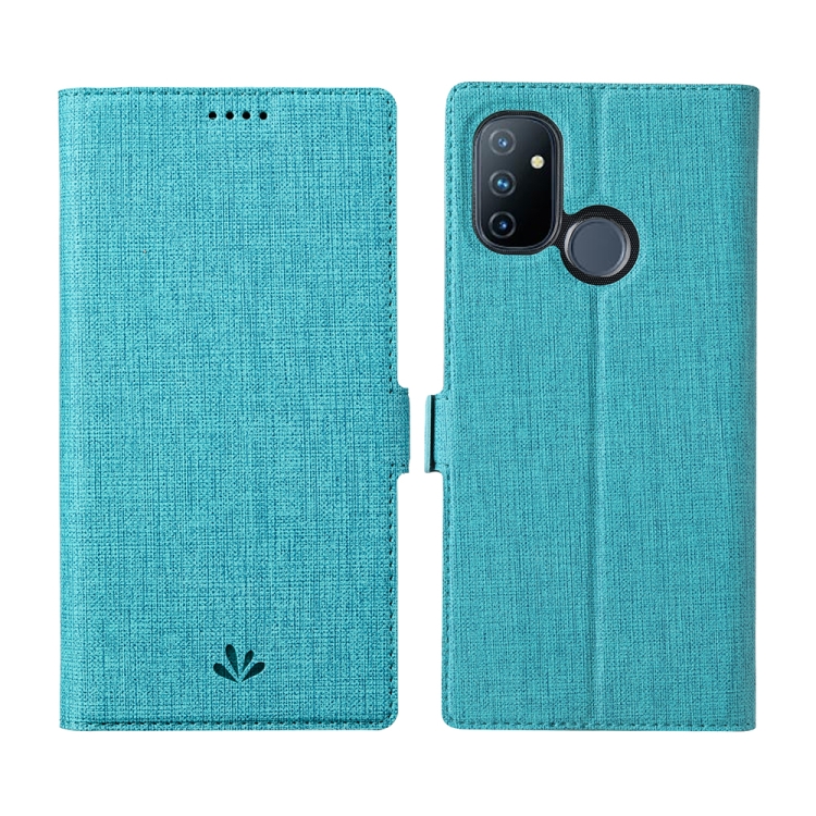 

For OnePlus Nord N100 ViLi K Series Shockproof Magnetic Buckle Leather Phone Case(Blue)