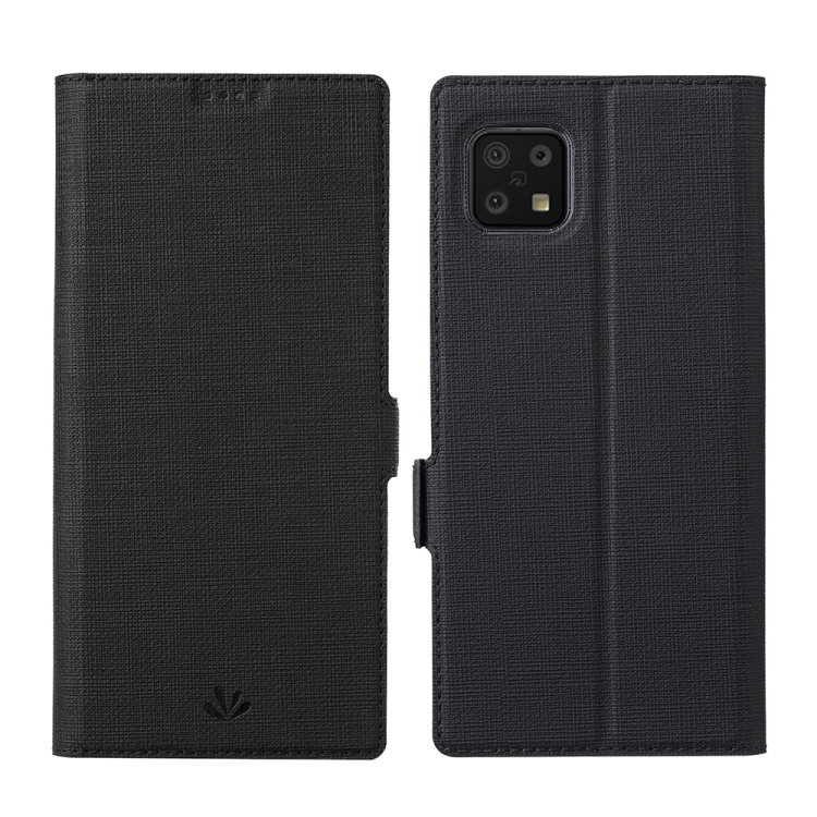 

For Sharp Aquos Sense 6 ViLi K Series Magnetic Buckle Horizontal Flip Leather Phone Case(Black)