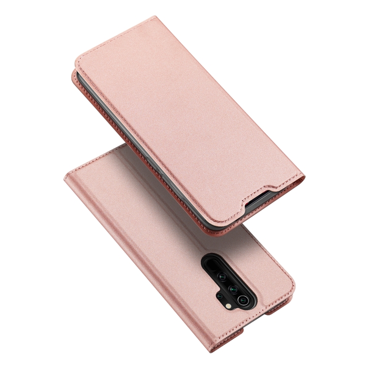 

For Xiaomi Redmi Note 8 Pro DUX DUCIS Skin Pro Series Horizontal Flip PU + TPU Leather Case, with Holder & Card Slots(Pink)