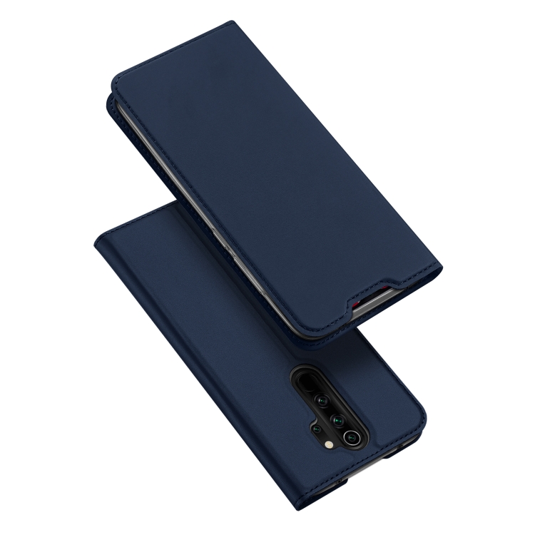 

For Xiaomi Redmi Note 8 Pro DUX DUCIS Skin Pro Series Horizontal Flip PU + TPU Leather Case, with Holder & Card Slots(Blue)