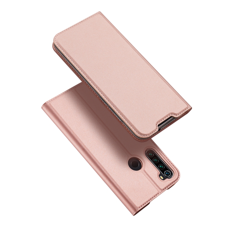 

For Xiaomi Redmi Note 8T DUX DUCIS Skin Pro Series Horizontal Flip PU + TPU Leather Case, with Holder & Card Slots(Pink)