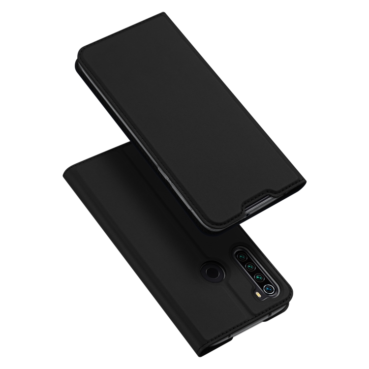 

For Xiaomi Redmi Note 8T DUX DUCIS Skin Pro Series Horizontal Flip PU + TPU Leather Case, with Holder & Card Slots(Black)