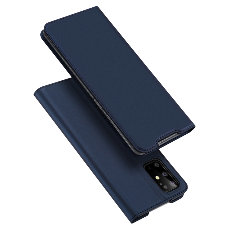 

For Galaxy S20+ DUX DUCIS Skin Pro Series Horizontal Flip PU + TPU Leather Case, with Holder & Card Slots(Blue)