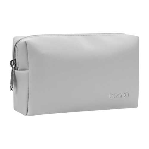 

Baona XB-Q003 Power Storage Handbag PU Leather Digital Storage Bag(Gentleman Gray)